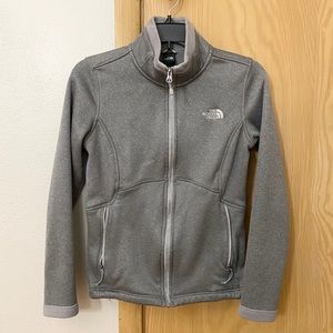 Small Gray Women’s North Face Agave Fleece Jacket